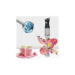 ProfiCook PC-SM 1094 Hand Blender - Stainless Steel/Black | Powerful, Versatile & Stylish Kitchen Essential